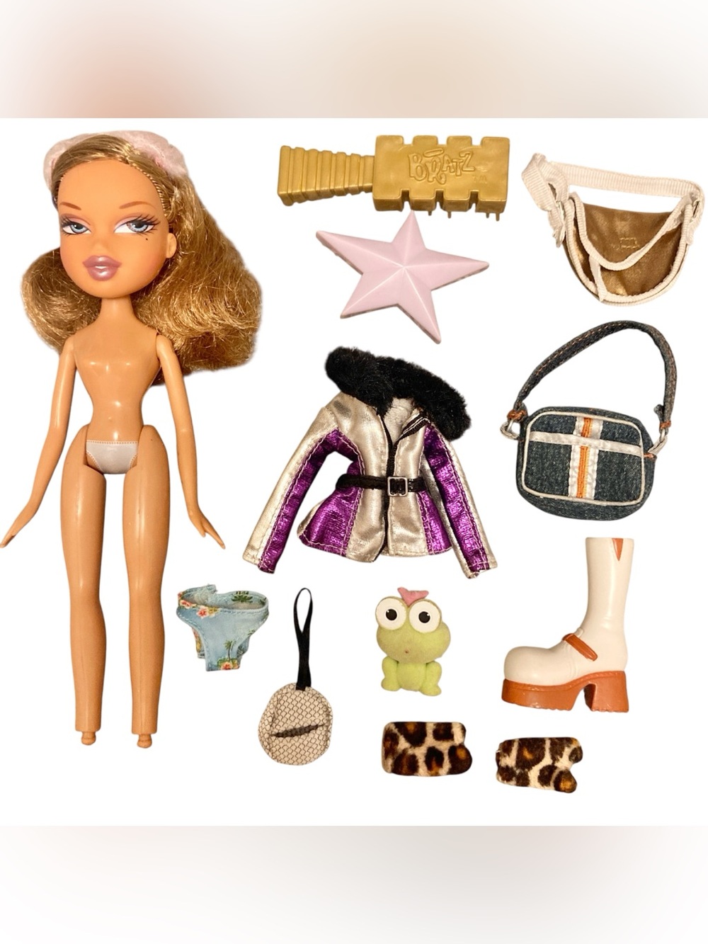Lot Y2K Bratz Dolls Accessories Clothes Toy Vintage Original MGA Bundle Yasmin
